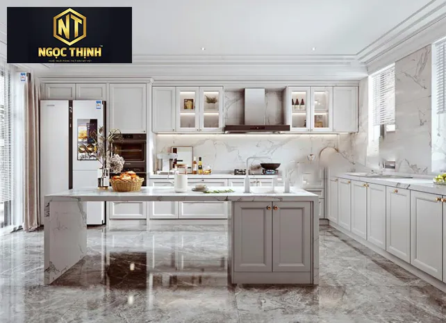 Xưởng Nội Thất Ngọc Thịnh - Tủ bếp đẹp hiện đại đơn giản năm 2023-2024